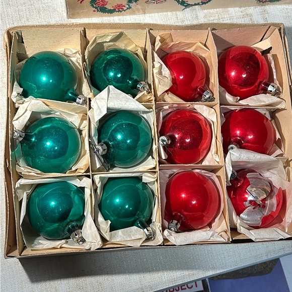 COPY - 1950's Vintage Polish Mercury Glass Ball Ornaments! 11 ornaments - Picture 2 of 16